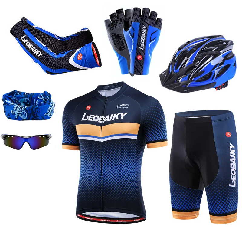 Мужской комплект из Джерси для горного велосипеда летняя велосипедная одежда с