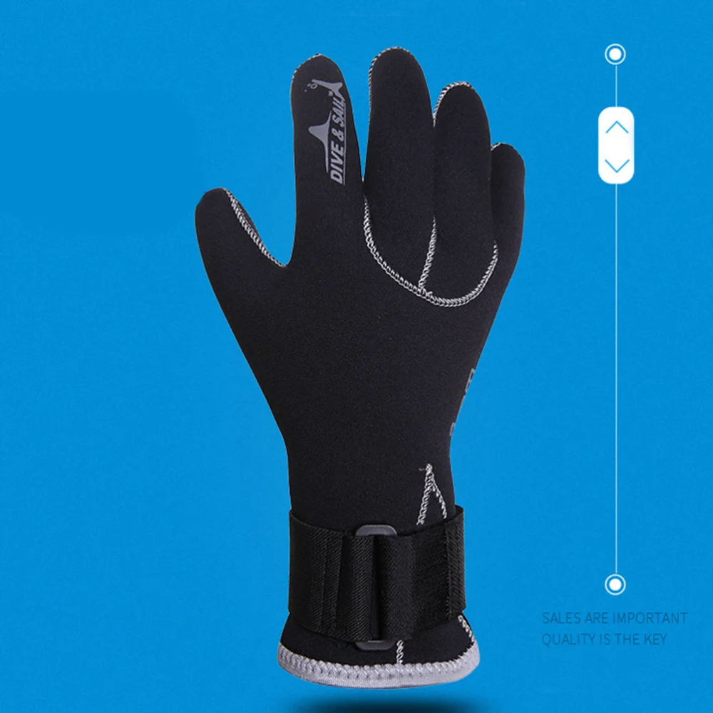 

3mm Thick Warm Diving Anti-Wear Non Protectiva Snorkeling Scratch Prevention - Size
