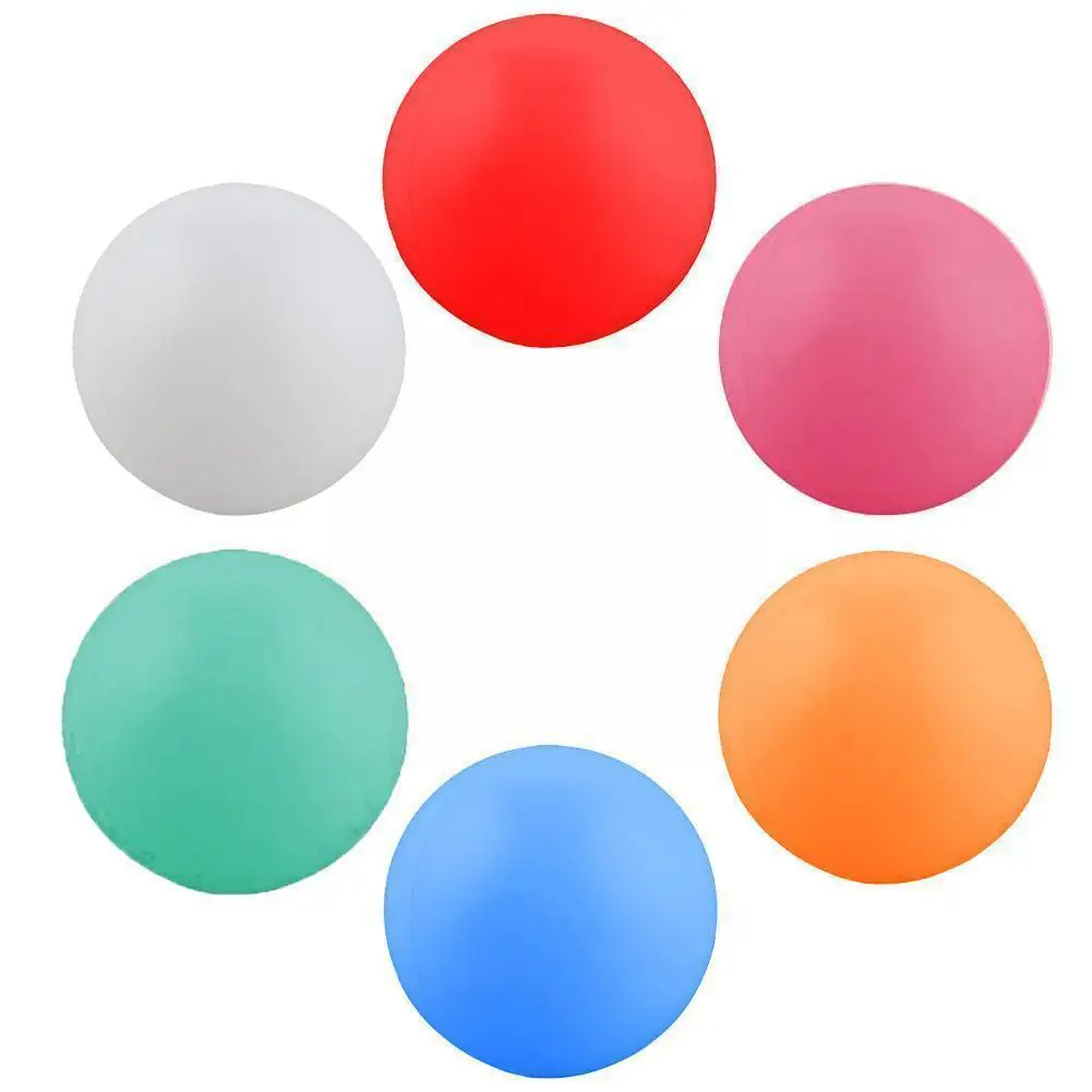 

10pcs New Material Color No Words Pong Balls Practice Table Draw Ball Tables For Lucky Seamless Tennis Hard High Training M D4P5