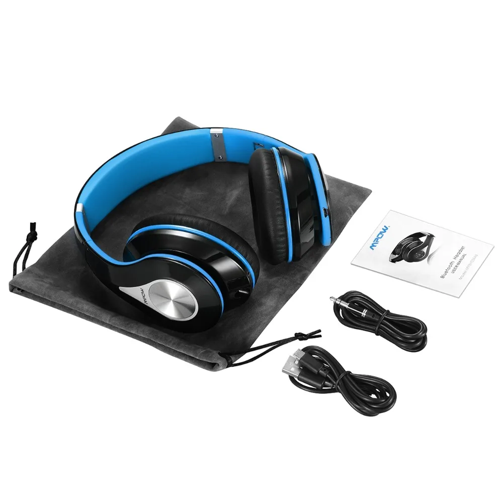 Mpow 059 беспроводные Bluetooth наушники Hi-Fi стерео звук гарнитура шумоподавление наушники с микрофоном для iPhone XS/8/7