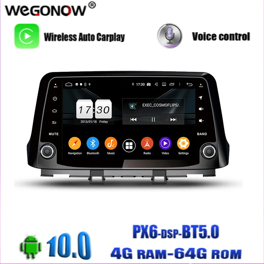 DSP 8 ядро IPS 4 Гб Оперативная память 64 ГБ 1 din Android 10 0 автомобильный DVD GPS