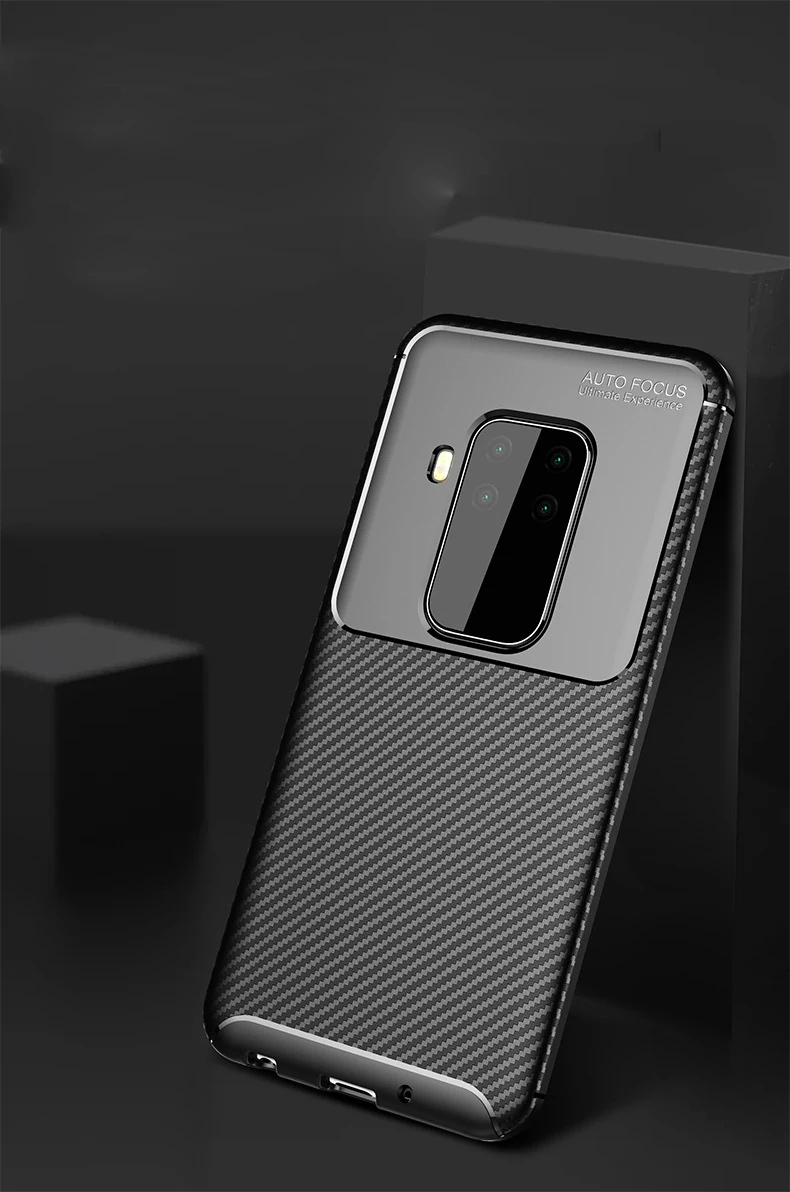 Чехол для Moto One Zoom роскошный углеродный чехол из мягкого ТПУ с защитой от падения для Motolora Moto One Zoom