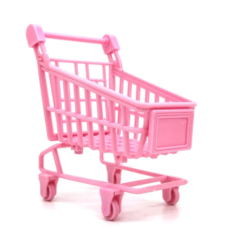 

Pink Parrot Trolley Cart Nibble Shooting Bird Toy Desktop Decoration Stand Climb D0LD