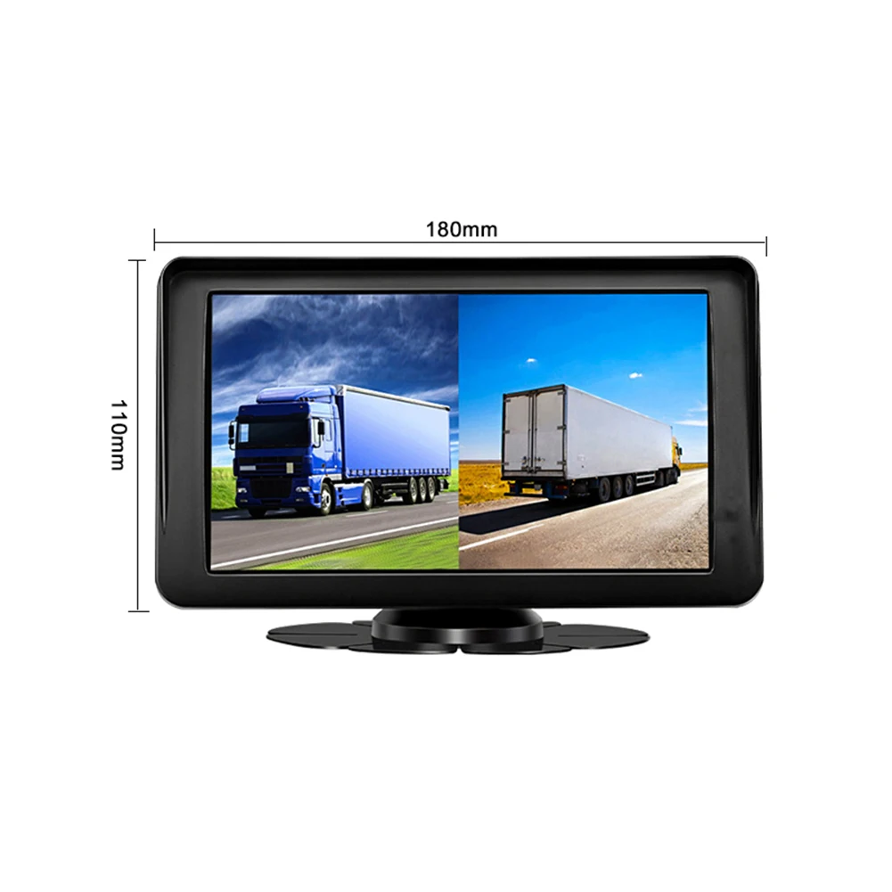 

GT7 Car Truck Bus DVR 7 inch LCD Phisung Dashboard Camera with Rear View Camera for Outdoor Personal Car Ornaments