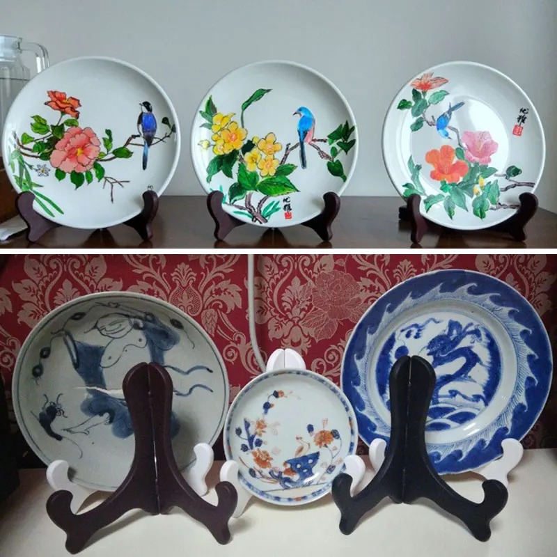 Портативные мольберты подставки для тарелок постер фоторамка инструмент