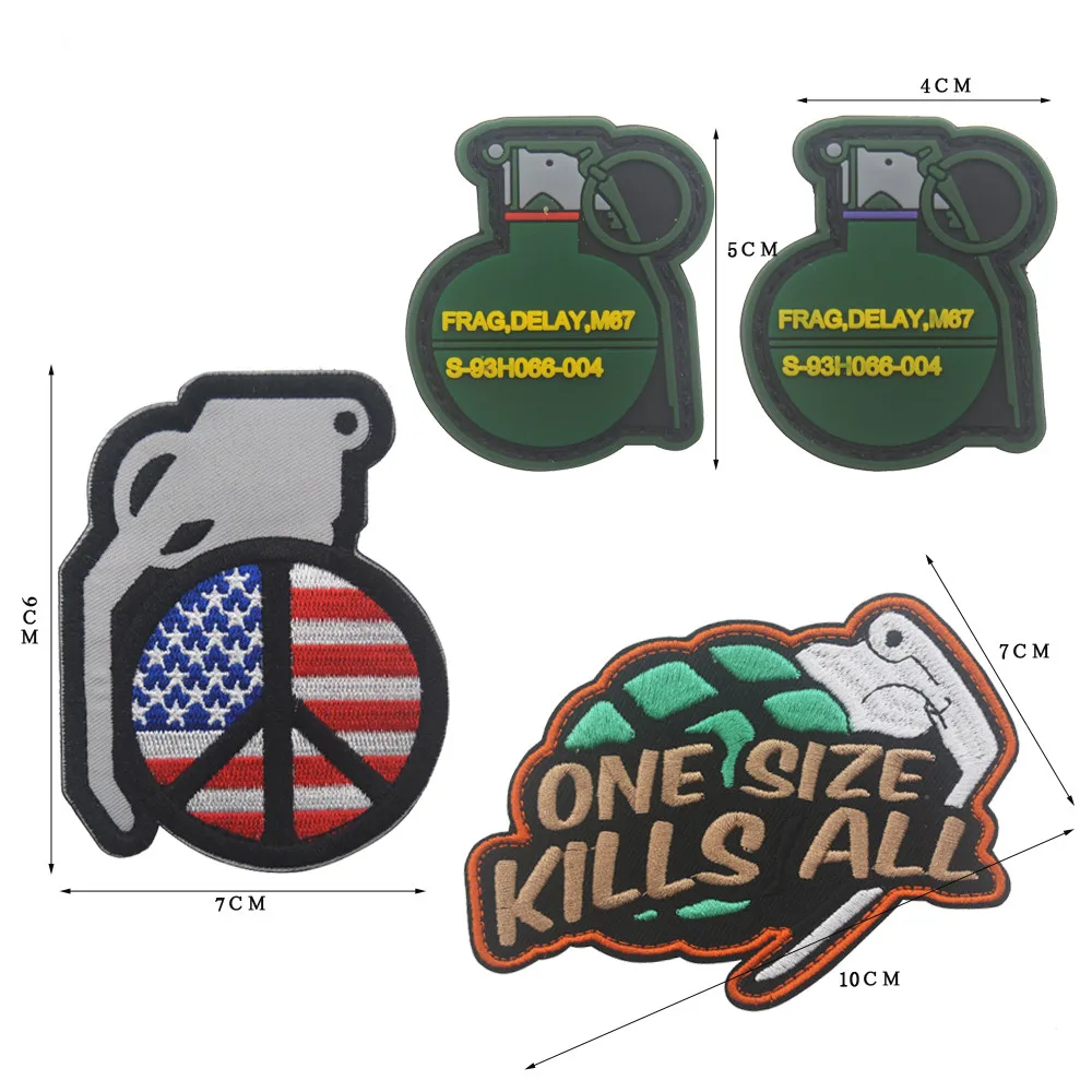 Один размер убивает все ПВХ Embrodiery патч нарукавная нашивка армии США военный