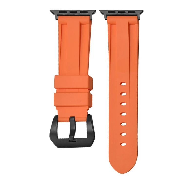 Ремешок резиновый для Apple Watch Band водонепроницаемый спортивный браслет iWatch Series 5 4 3