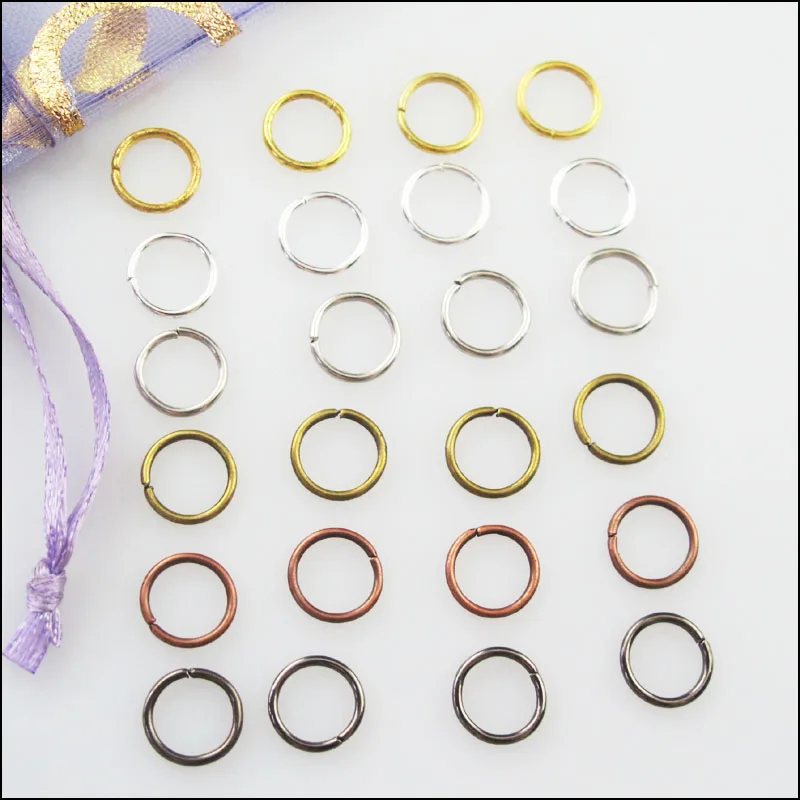 1000 шт. соединительные кольца 4 мм 6 цветов|4mm jump rings|ring connectorjump rings 4mm |