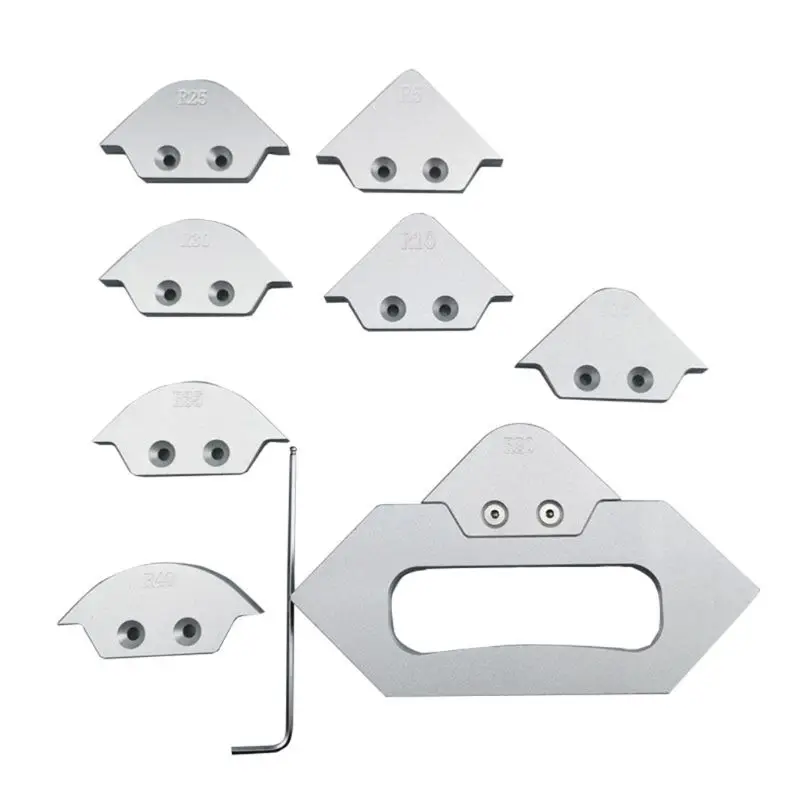 

2021 Новый роутер, стол, угловой зажим, радиус, фасок, профиль, шаблон, комплект, деревообрабатывающая отделка