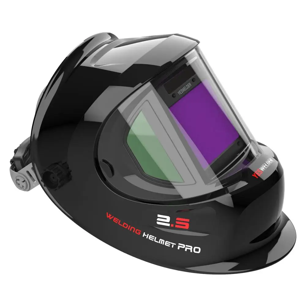 Автоматический сварочный шлем YESWELDER для сварки на солнечной батарее Цветной