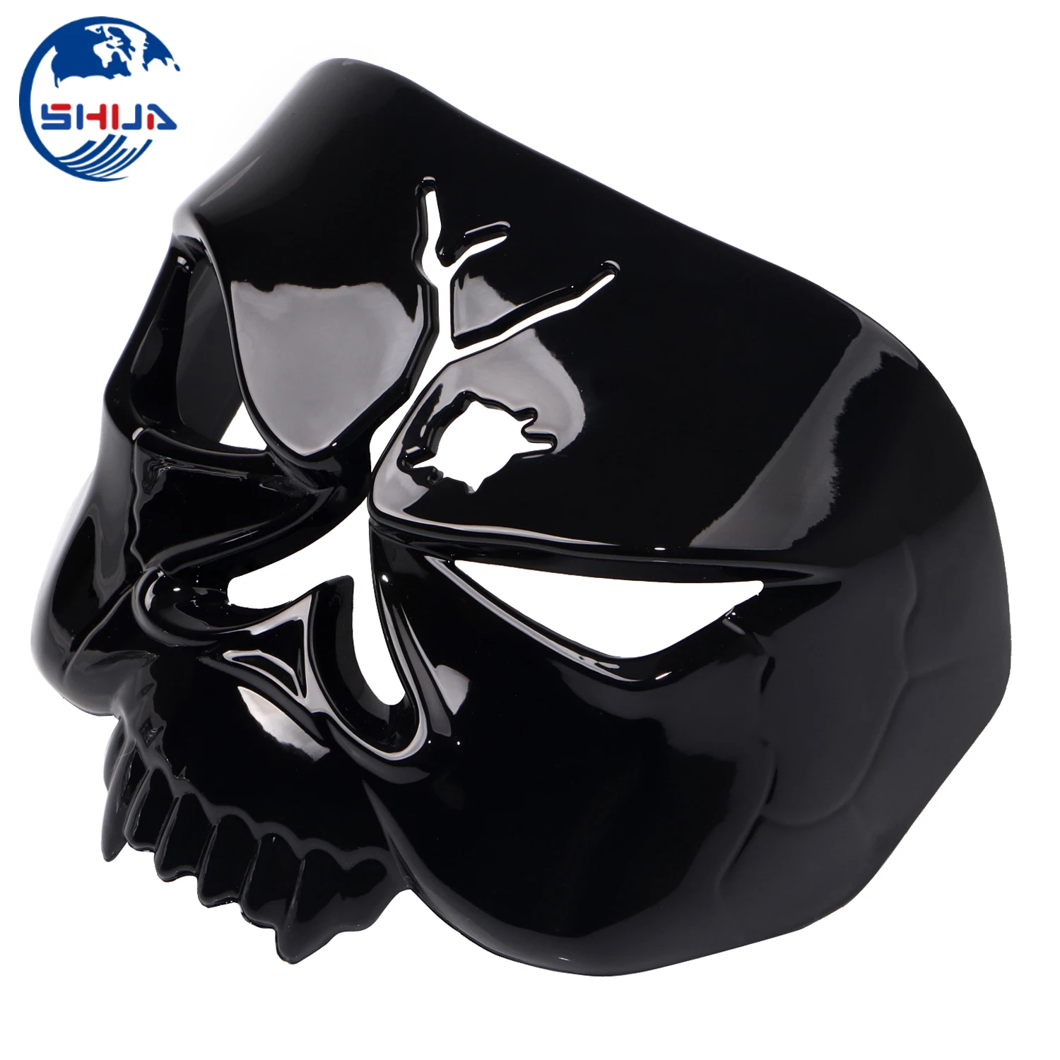 Черный мотоциклетный чехол с черепом зомби для задних фонарей Harley Softail Sportster Electra