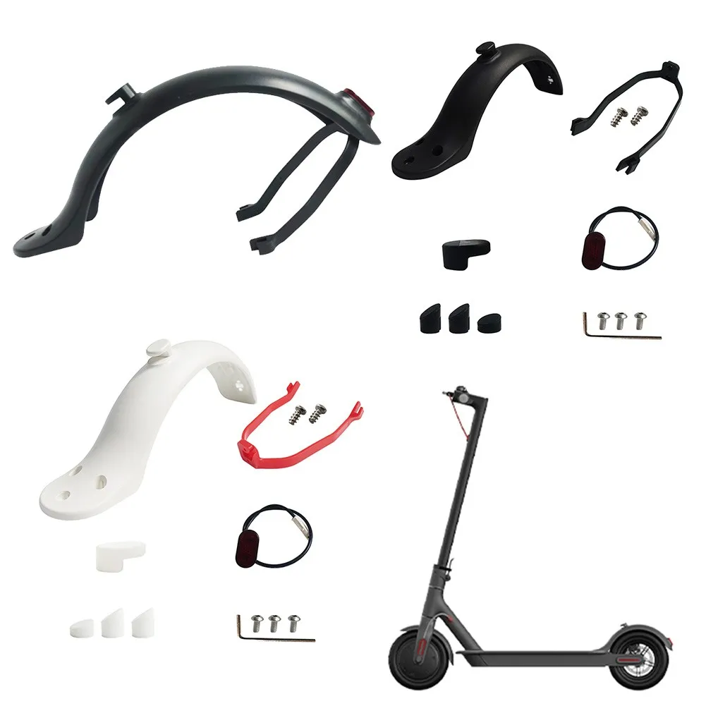 

Kick Scooter Rear Mudguard Kit Fender Light Screw Silicone Plug Bracket Set For Xiaomi M365 Pro Electric Scooter Accessories