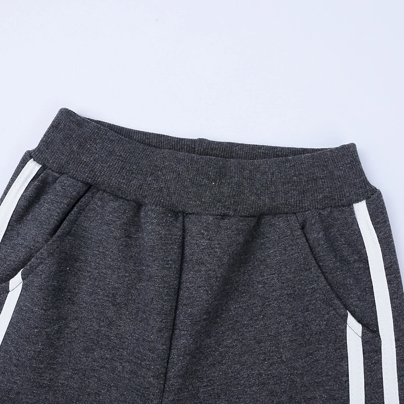 Хлопковые Штаны для мальчиков на осень и весну удобные мягкие спортивные штаны