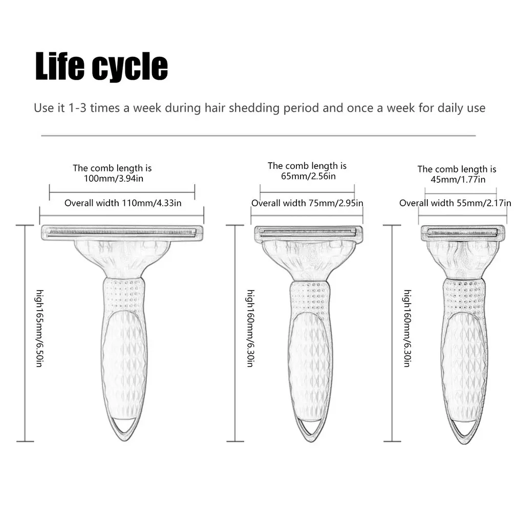 

Pet Grooming Brush Effectively Reduces Shedding Professional Deshedding Tool For Dogs And Cats Pet Comb