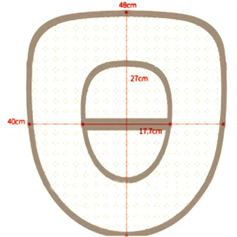 1/10 шт./упак. одноразовое покрытие на сиденье унитаза коврик туалет бумажный
