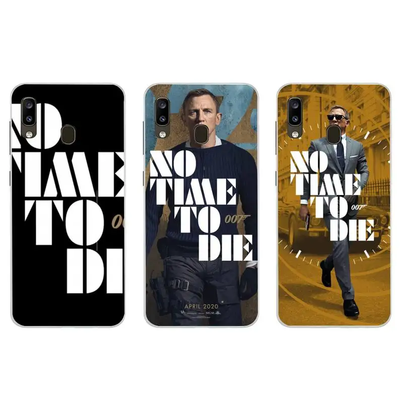 

No Time To Die 007 Phone Case For PC-Samsung S5 S6 S7 S8 S9 S10 S20 S21 Edge Plus E Fe Lite Cover