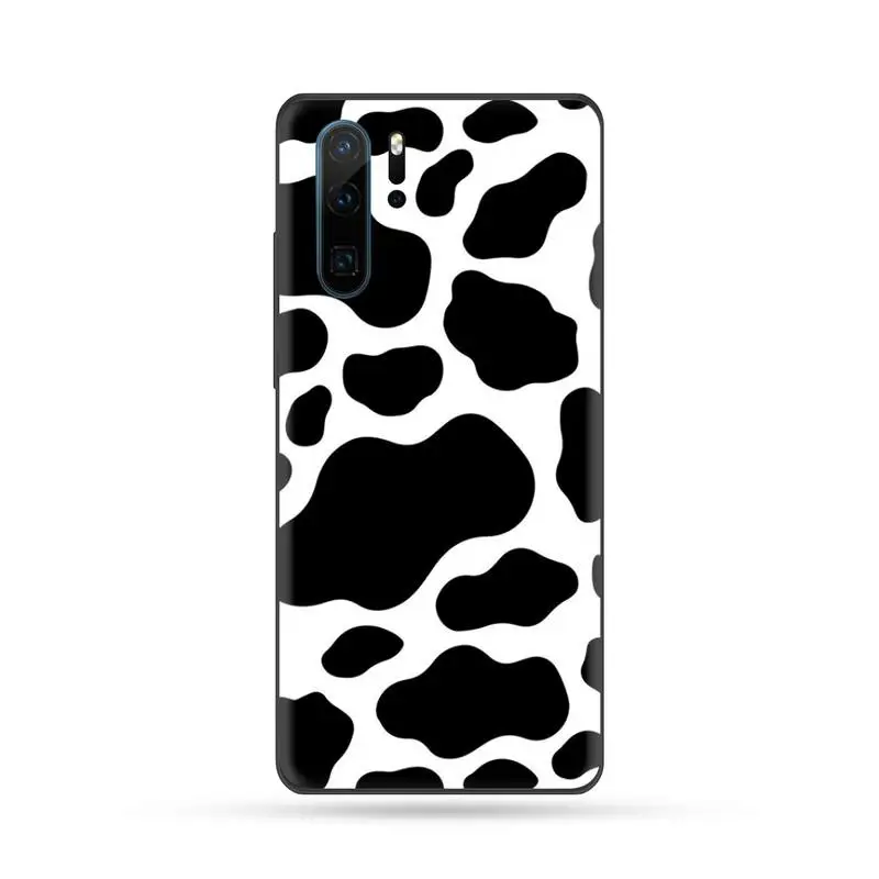 

Cow cartoon black and white cute Phone Case For Huawei Mate 9 10 20 Pro lite 20x nova 3e P10 plus P20 Pro Honor10 lite