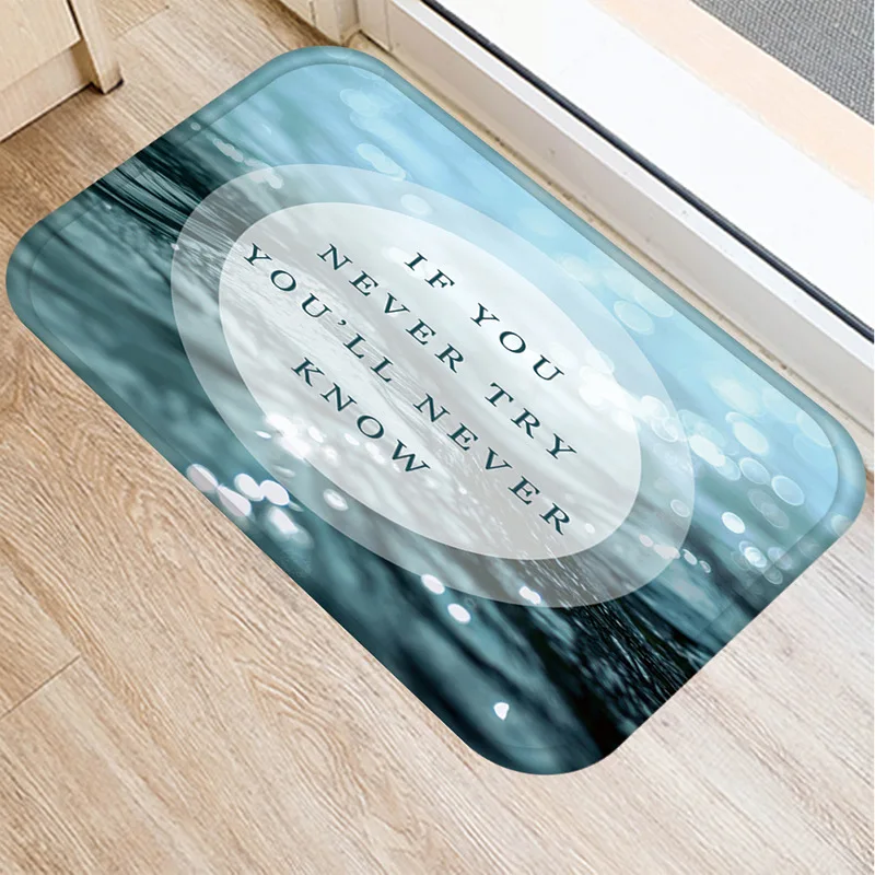 Пейзаж коврики узор пейзаж с принтом букв Ванная комната Кухня ковер коврик для