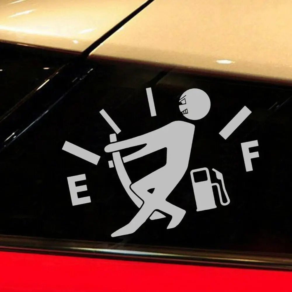 1 шт. забавная Автомобильная наклейка Натяжной топливный бак указатель полностью