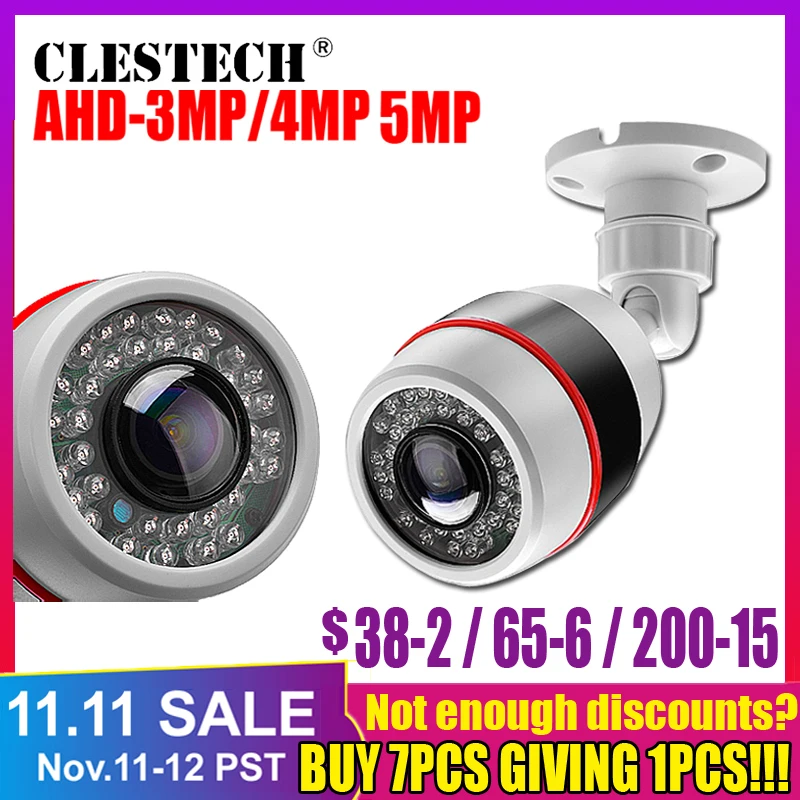 IMX326 камера видеонаблюдения 5MP 1080P AHD рыбий глаз CCTV HD 1,7 мм широкоугольная камера ночного видения Водонепроницаемая наружная цилиндрическая камера