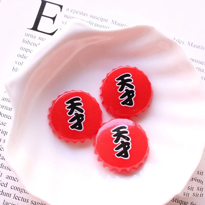 10 шт Бутылка кавайи Кепки плоской задней кабошон плоская задняя подходит для