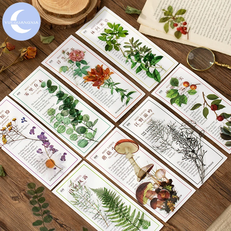 YueGuangXia Botany старые наклейки Дневник для скрапбукинга ретро дневник пуля игрушка