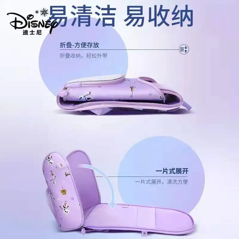 Disney Frozen School Bags For Girls Primary Student Shoulder Orthopedic Backpack Kindergarten Grade 1-3 Elas Anna Gifts Mochilas