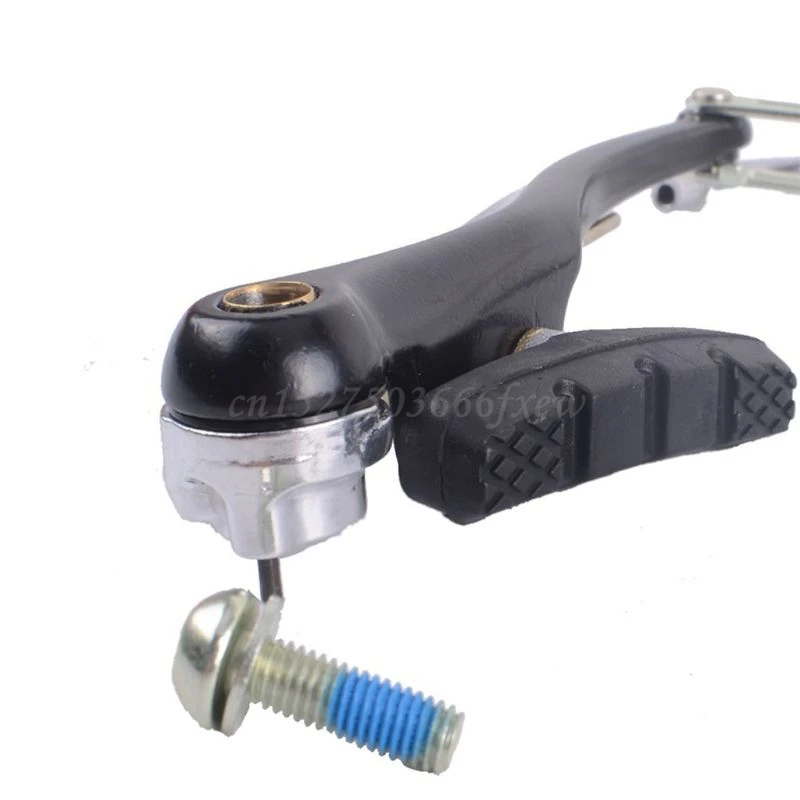 

QILEJVS 2 Pairs Of Mountain Bike V Brake Parts Aluminum Brake Leather Bicycle Parts