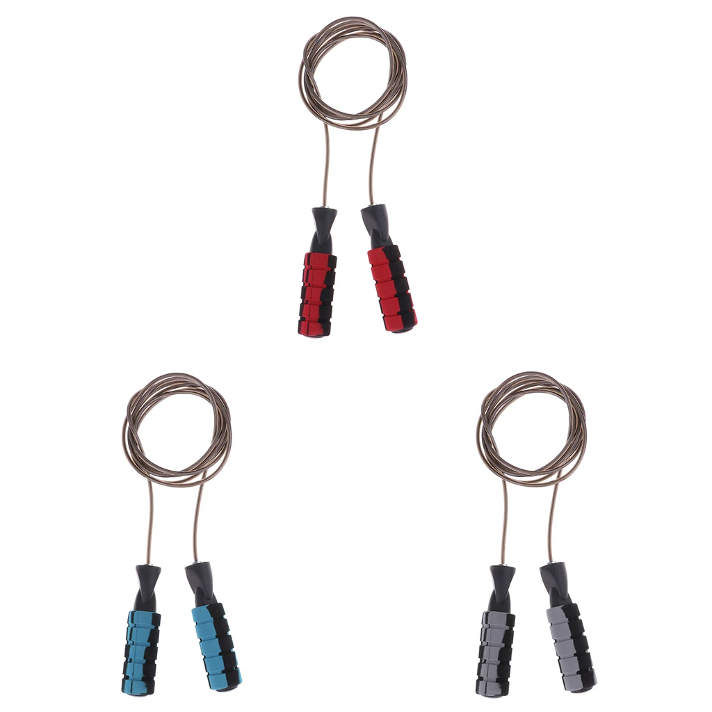 Эластичный Скакалка Легко регулируемые удобные ручки для мужчин женщин и детей