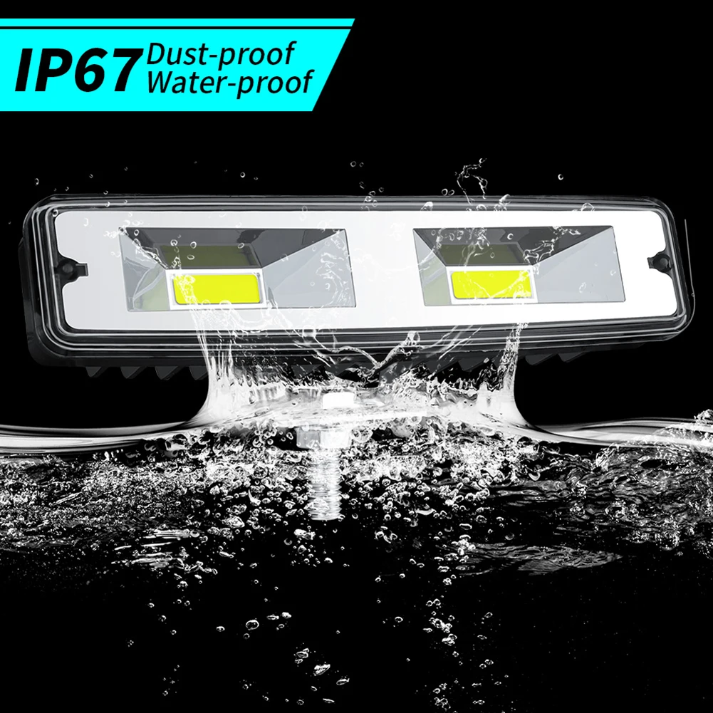 2X 18W 12V COB Work Light Bulb Spot Beam Bar Car SUV Off Road Driving Fog Lamp | Автомобили и мотоциклы
