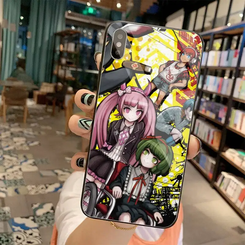 

Hot Games Danganronpa Phone Case Tempered Glass For iPhone 11 Pro XR XS MAX 8 X 7 6S 6 Plus SE 2020 case