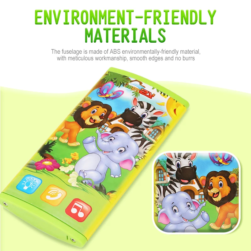 Обучающие игрушки сотовый телефон светодиодный светкой для детей Обучающий