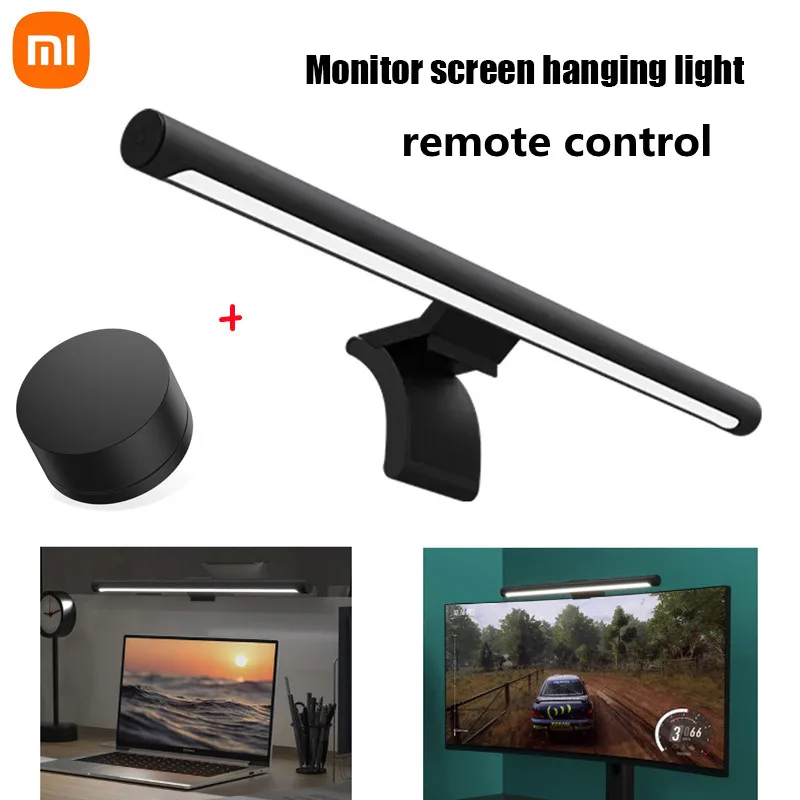 

Настольная лампа Xiaomi Mijia, складной светильник с защитой для глаз, с беспроводным дистанционным управлением, для ПК, компьютера, монитора
