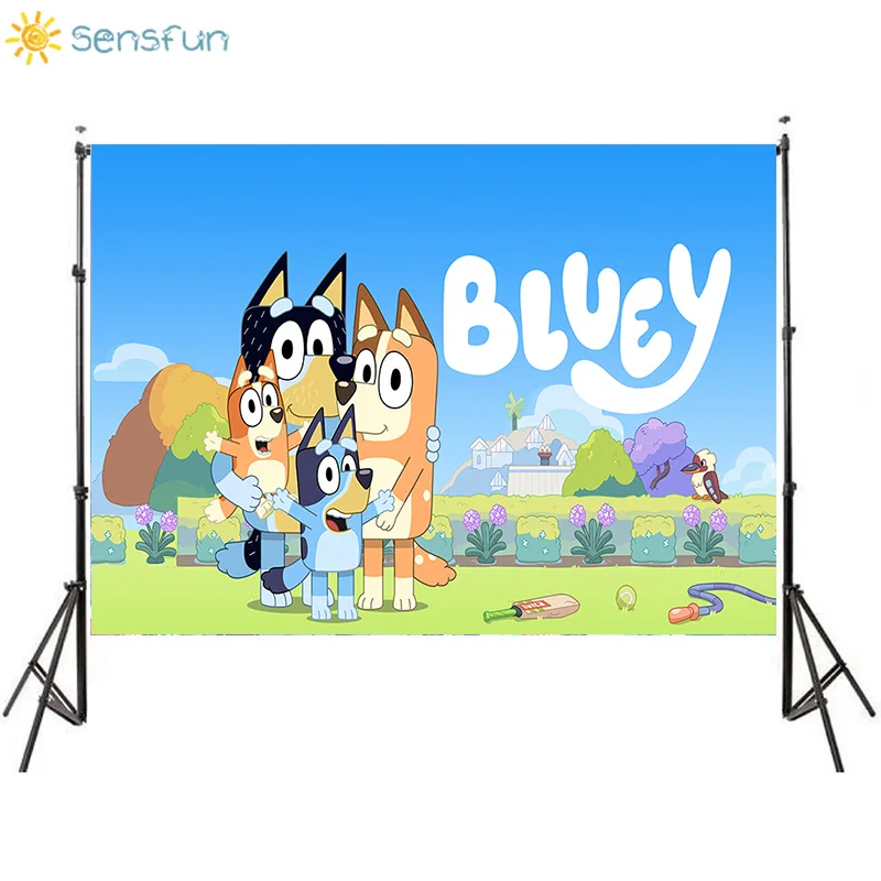 Фон для фотосъемки с героями мультфильмов и собаками Sensfun виниловый баннер в
