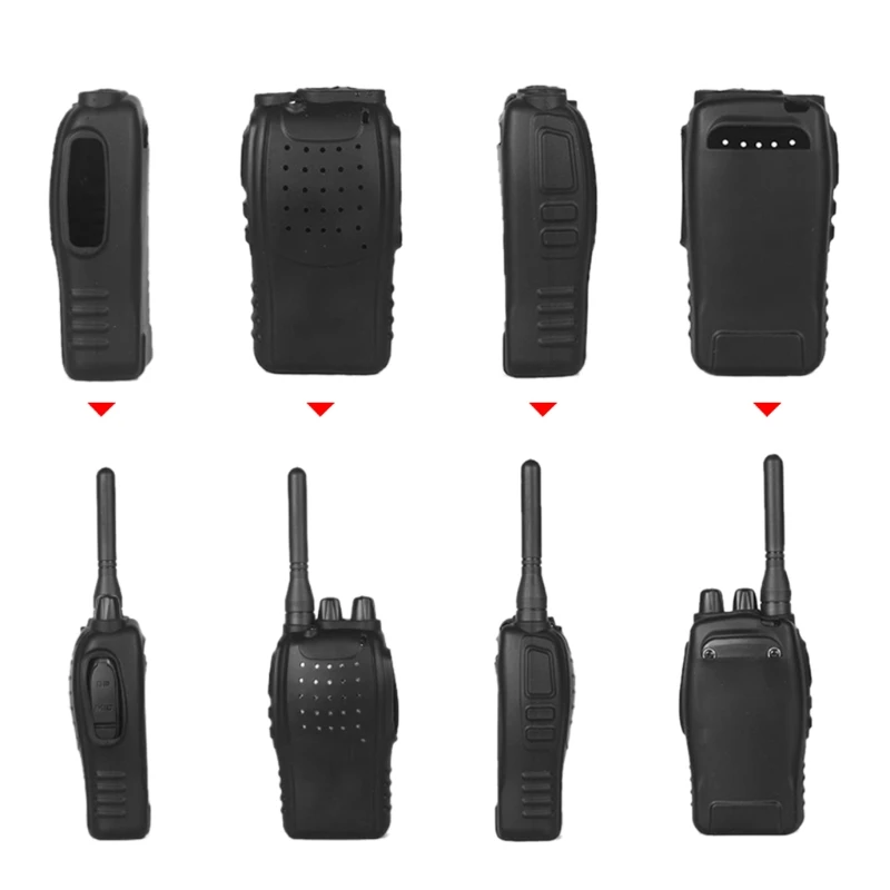 2 шт силиконовый защитный чехол для Baofeng BF-888s 2-Way Радио Walkie Talkie DXAB