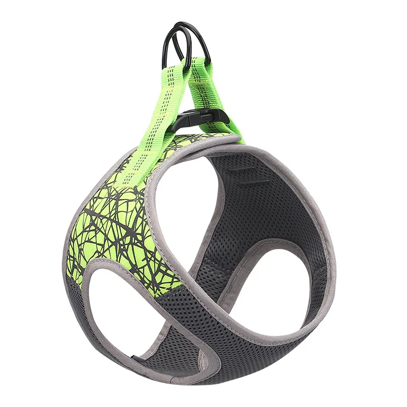 

Reflective Nylon Pet Dog Harness Vest No Pull Mesh Adjustable Breathable Harness For French Bulldog Pitbull Small Medium Dogs