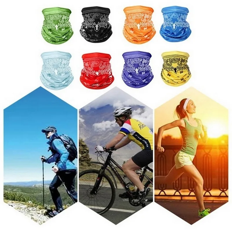 

Fashion Men Women Head Face Neck Sunshade Collar Gaiter Tube Bandana Scarf Sports Headwear Scarf Dustproof Outdoor Fishing