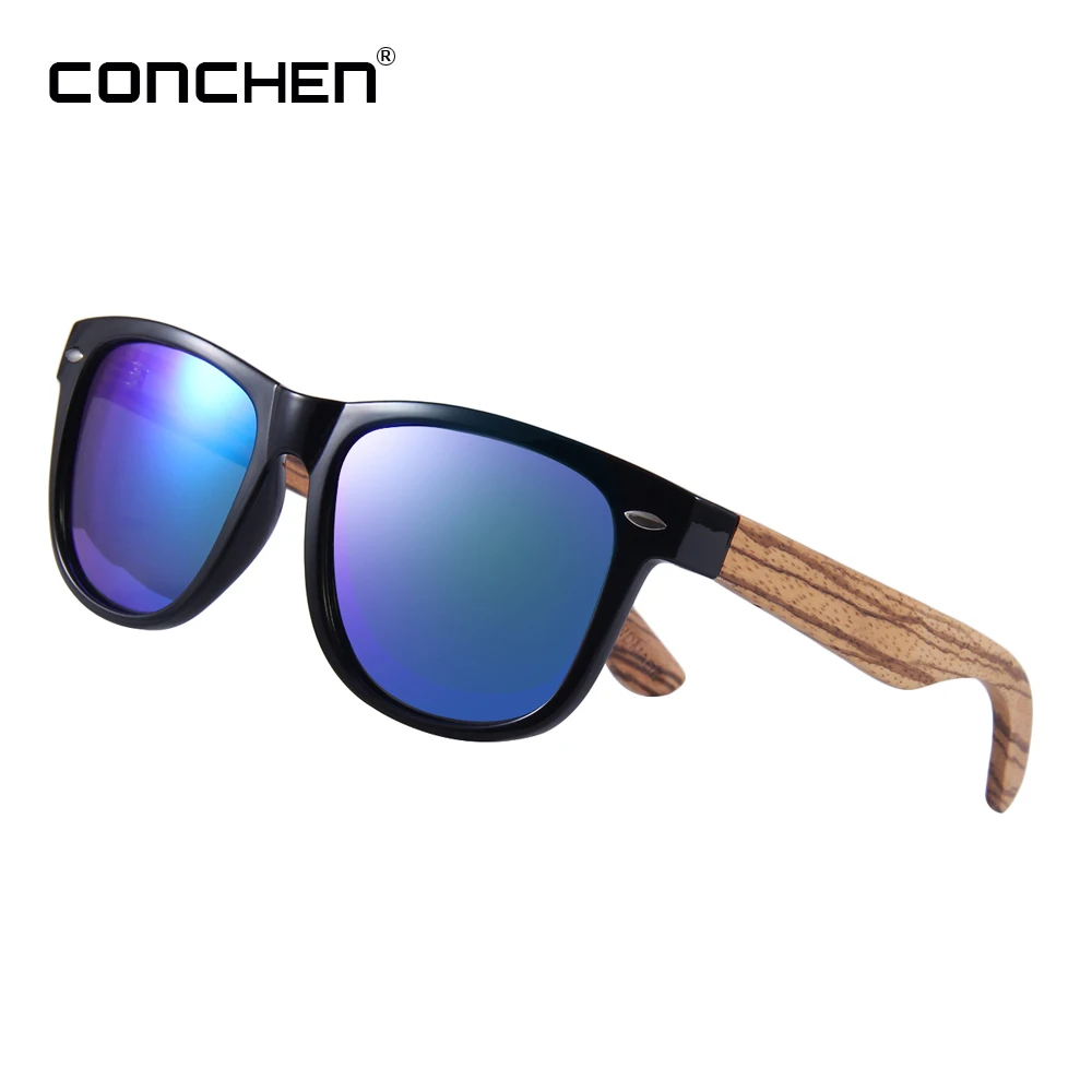 Солнцезащитные очки CONCHEN деревянные поляризационные для мужчин и женщин