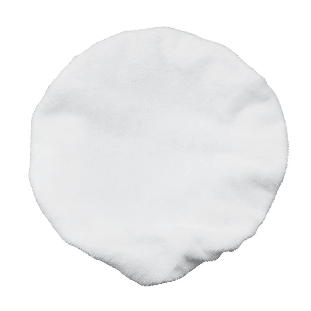 

6Pcs Universal Polishing Bonnet Buffer Pads Soft Wool For 9 Inch &10 Inch Car Polisher Pad White Automotive Care Parts