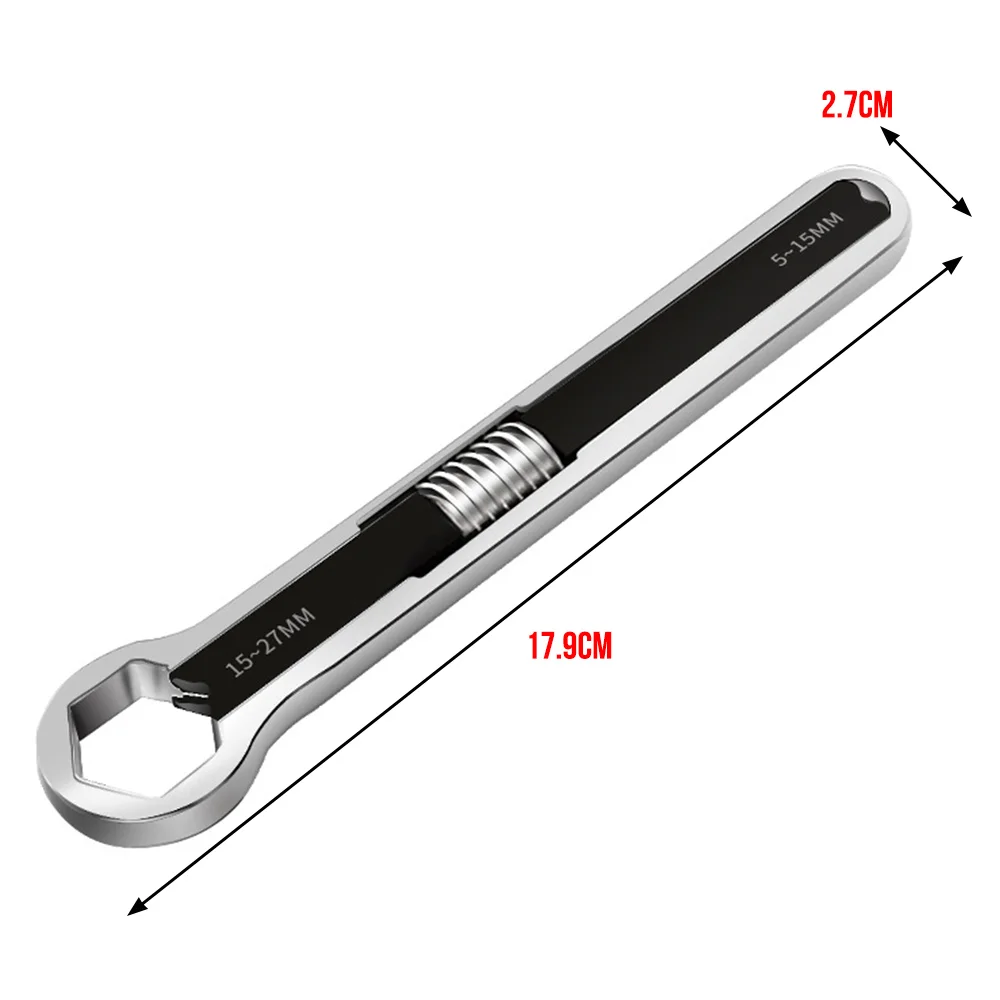 

Multi-purpose Wrench Design Multifunctional Adjustable Low Profile Universal Wrench SAE & Metric MM Sizes Labor-saving