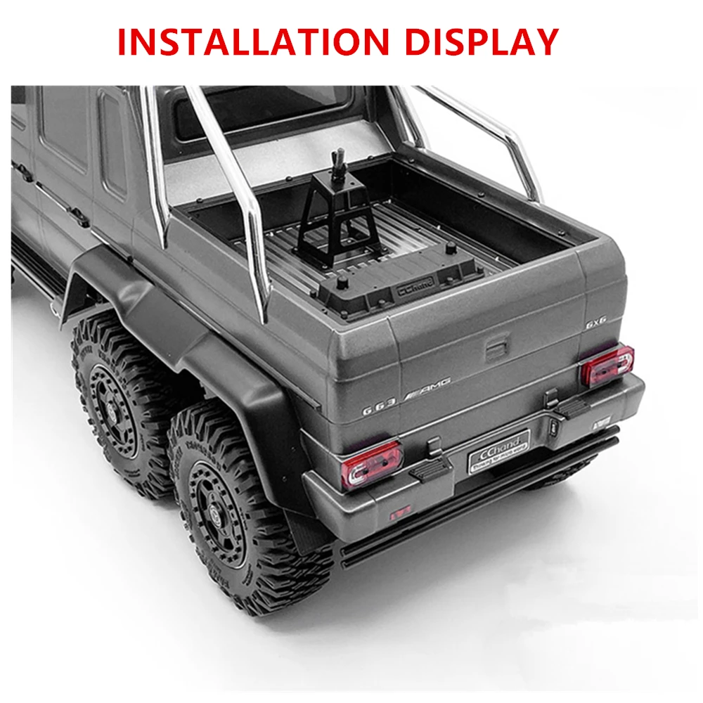 Rc Crawler Buggy Toy Car Parts Metal Bucket Set For 1/10 Scale Remote Control Traxxass Trx6 G63 6X6 Truck Upgrade Accessory | Игрушки и