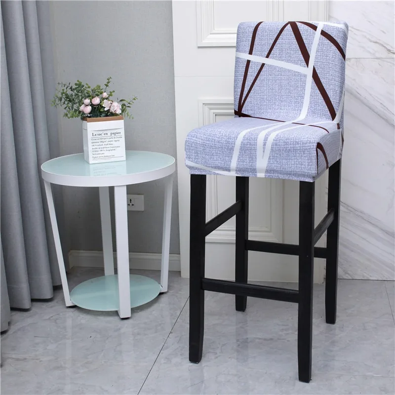 

New Flowers Dining Chair Cover Spandex Elastic Chair Slipcover Case Stretch Chair Covers For Bar Wedding Hotel Dining Room Decor