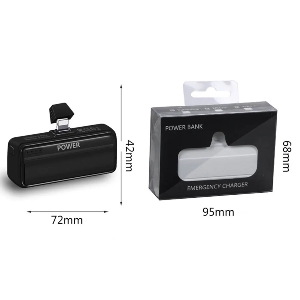 Беспроводное мини-зарядное устройство FLOVEME 3000 мАч внешний аккумулятор с USB