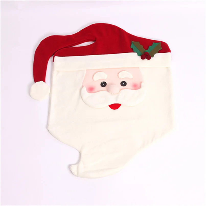 Christmas Decoration Chair Cover Christmas Snowman Table Decoration Stool Cover Birthday Party Decorations Kids Wholesale#4L23