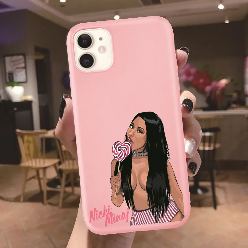 

Nicki Minaj Cover Soft Silicone TPU Phone Case For iPhone 12 Pro Max 6 6plus 7 plus 8 plus XS XR XS Max For iPhone 11 Pro Max
