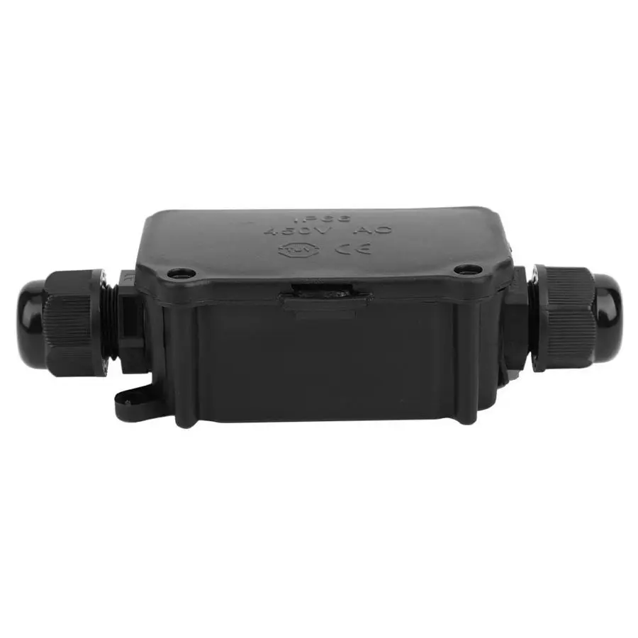 Водонепроницаемый распределительный ящик Konektor IP66 черный пылезащитный кабель с