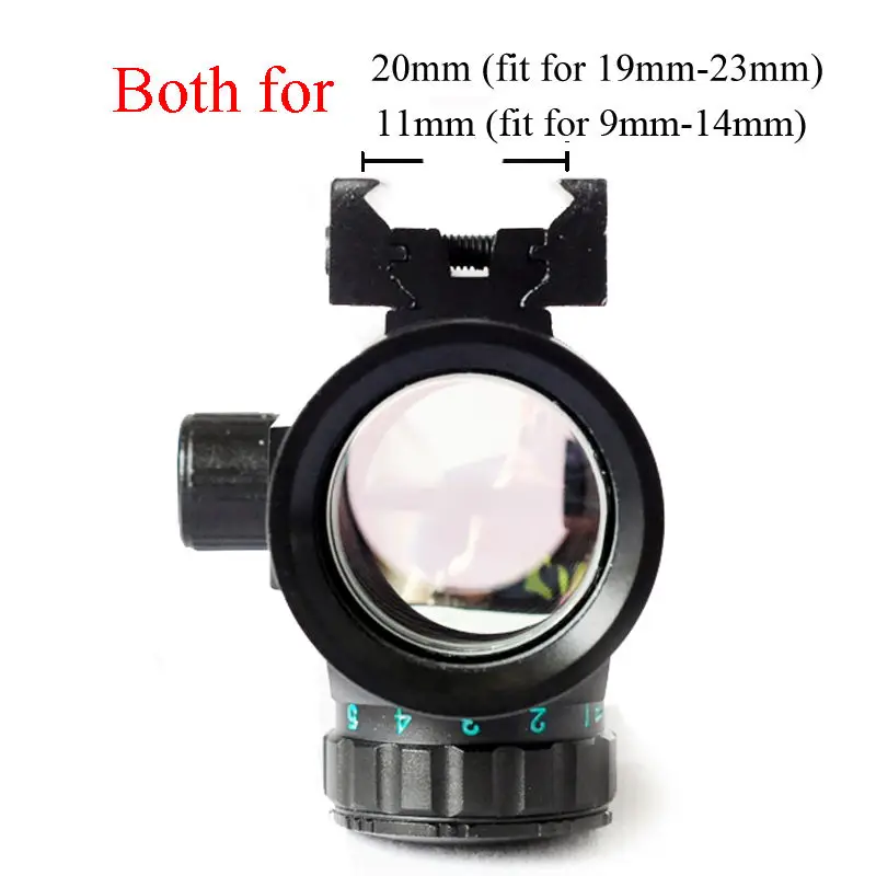 

1X40 Tactical Holographic Sight Red Dot Sight Crosshair Red Dot Scope for 11mm 20mm Picatinny Rail Mount Green Dot Sight