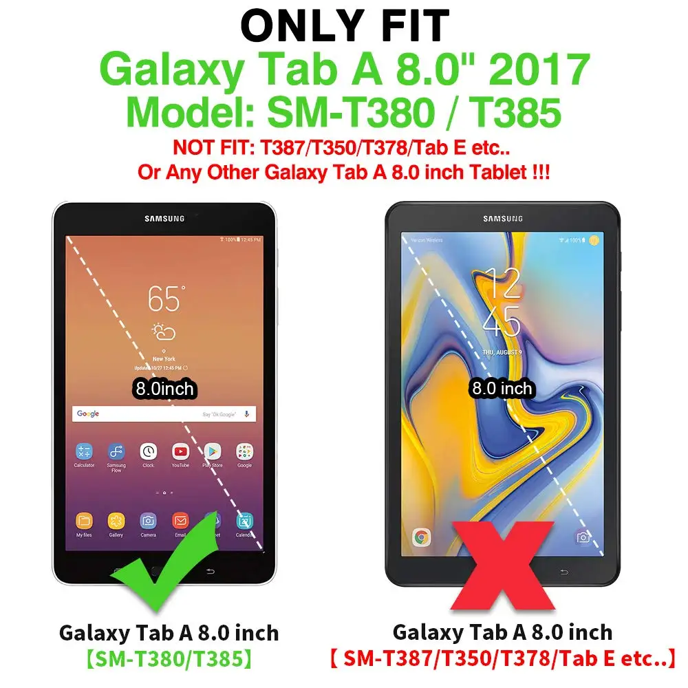 Coque чехол для samsung Galaxy Tab A 8,0 T380 T385 планшет 3 в 1 Гибридный армированный шт силиконовые чехлы для детей противоударный чехол-подставка