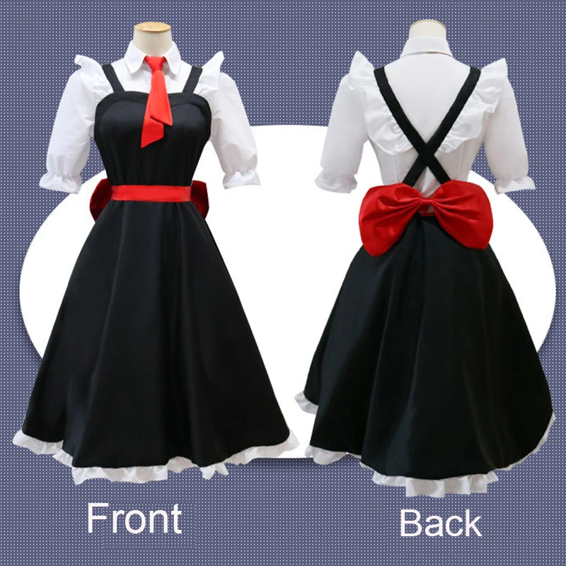Костюмы для косплея Tohru женское платье и аксессуары горничной костюм Хэллоуина |