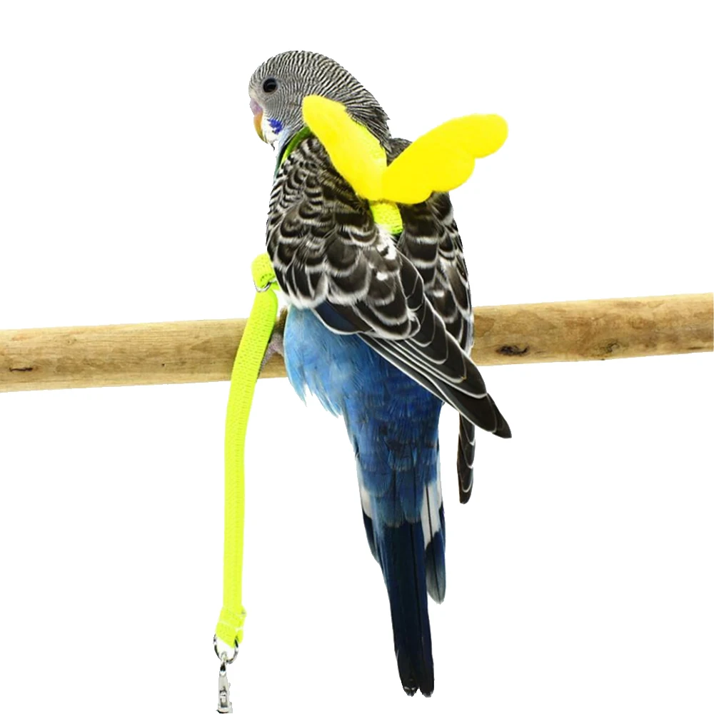 Pet Bird открытый Летающий поводок для попугая летающие плетеные ремни птиц